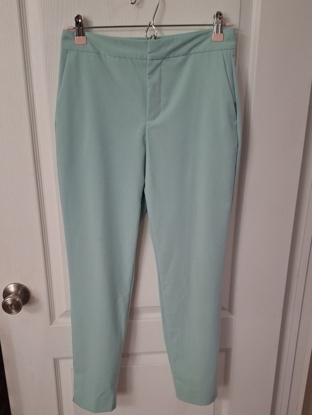 Zara Women’s Mint Green Slim Ankle Dress Pants   Like New  Size 2